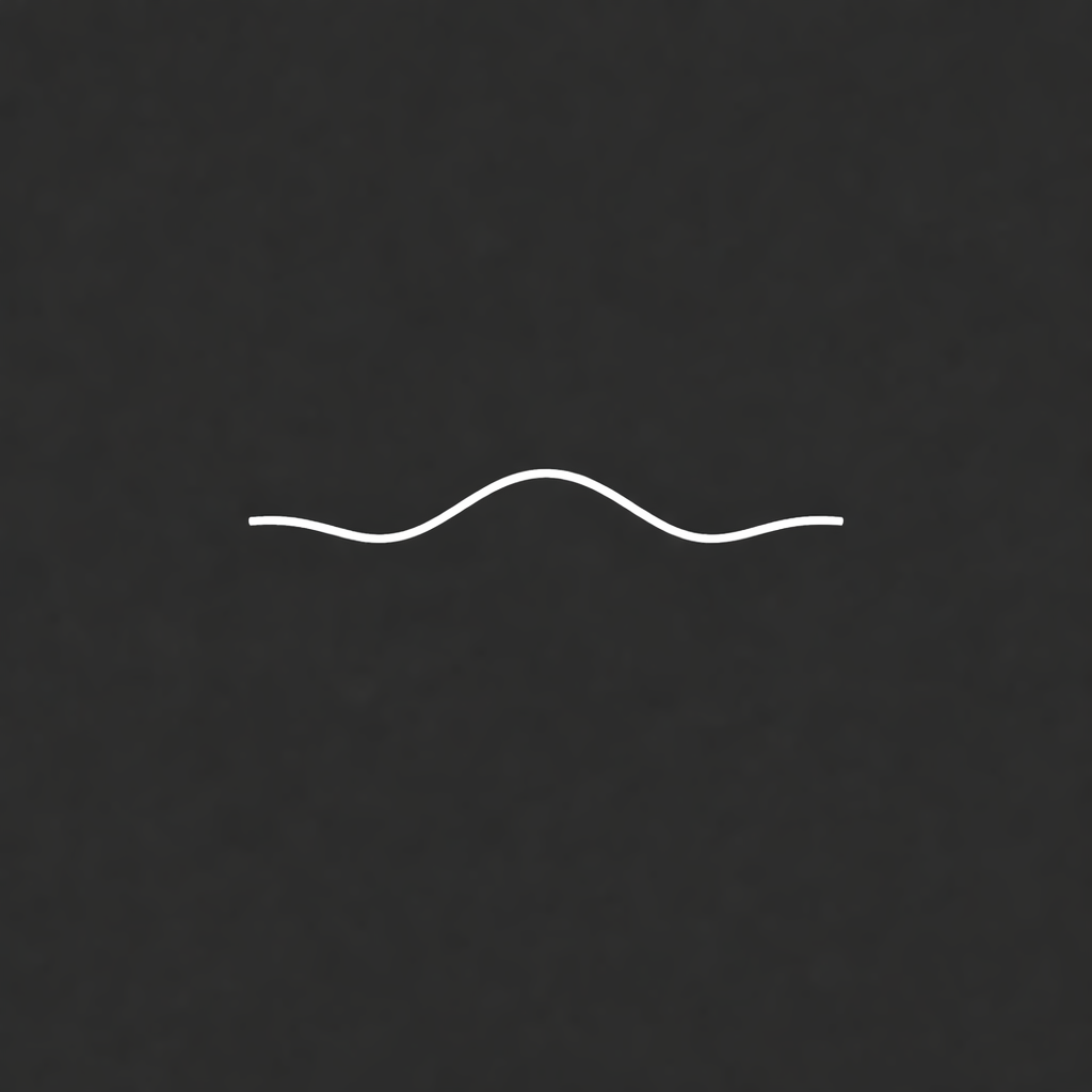 Abstract equilibrium line icon representing AI validation and decision readiness